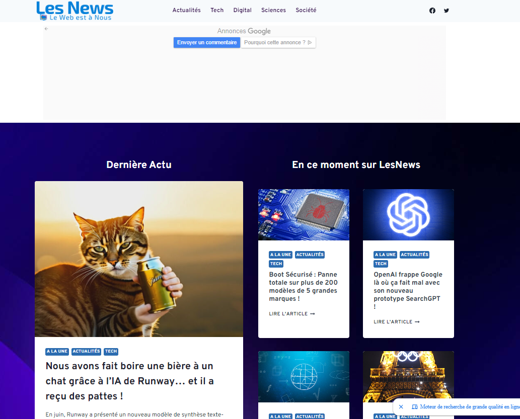 Site « LesNews »